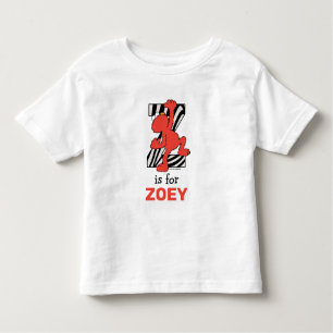 T-shirt Pour Les Tous Petits Elmo Alphabet Z Zebra