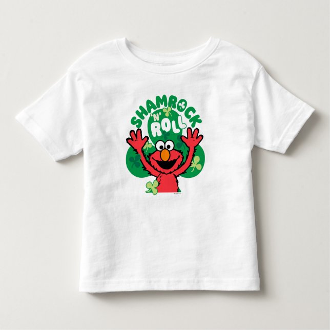 T-shirt Pour Les Tous Petits Elmo | Rouleau "N" shamrock (Devant)
