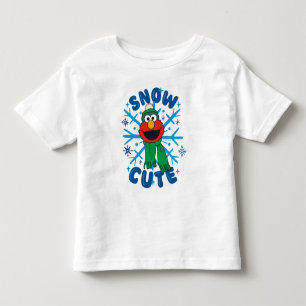 T-shirt Pour Les Tous Petits Elmo Snow Cute
