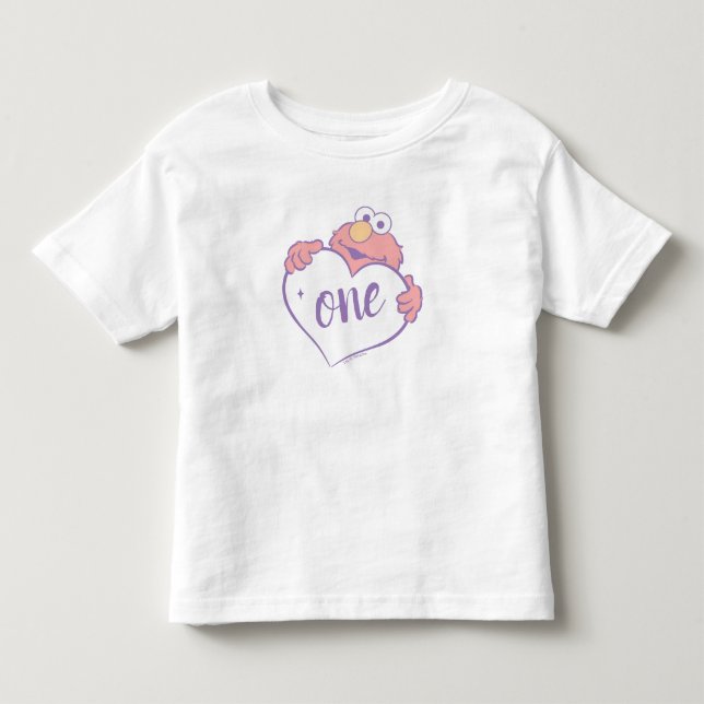 T-shirt Pour Les Tous Petits Elmo Sweetheart Birthday (Devant)
