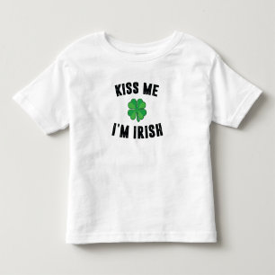 T-shirt Pour Les Tous Petits Embrasse-moi, je suis irlandais