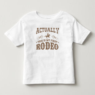 T-shirt Pour Les Tous Petits En réalité c'est mon premier rodéo