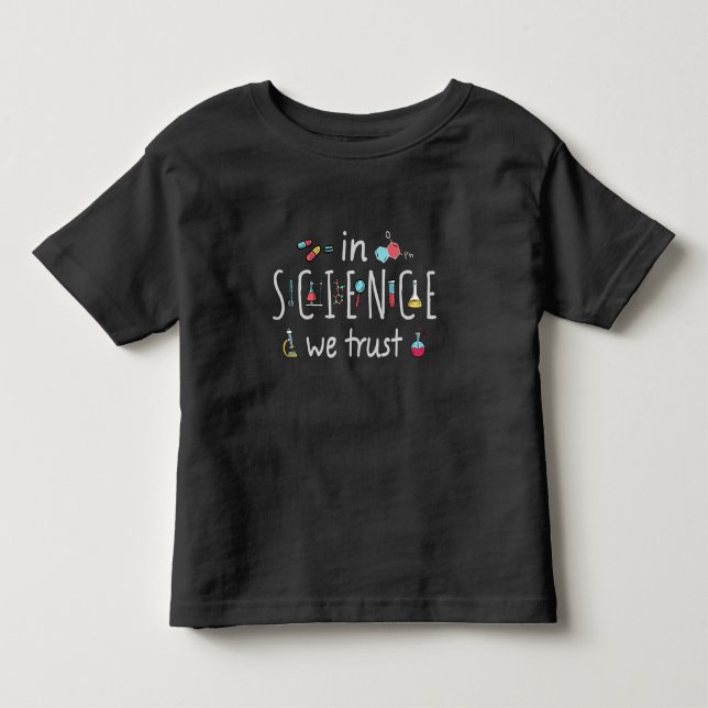 T-shirt Pour Les Tous Petits En Science we (Devant)