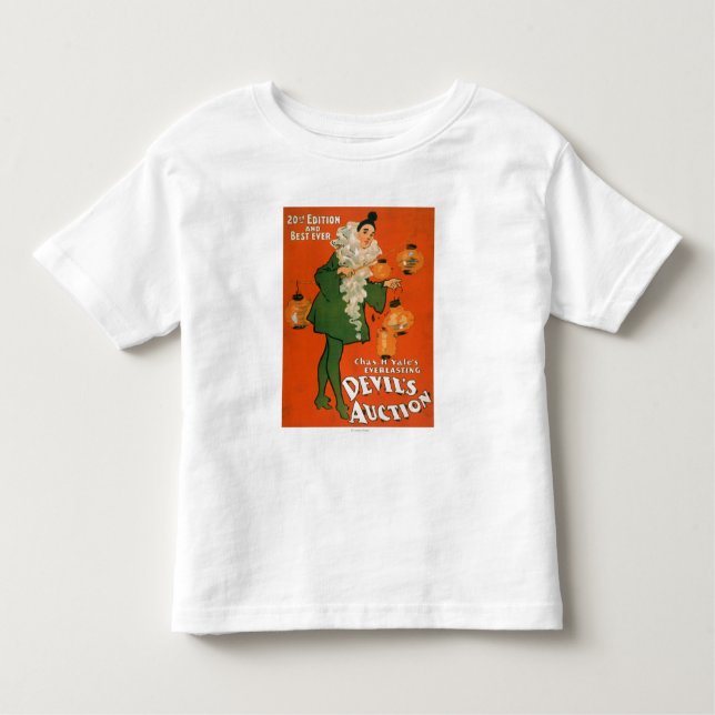 T-shirt Pour Les Tous Petits Enchère du diable Femme en Costume Théâtre 2 (Devant)