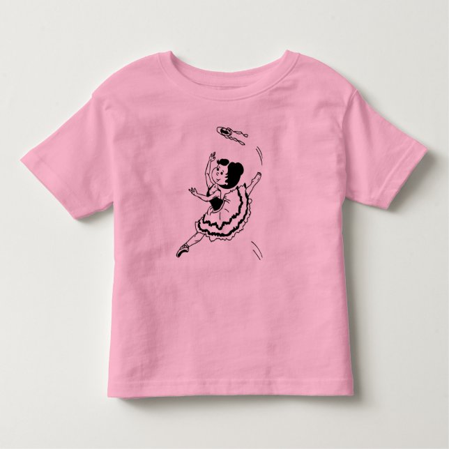 T-shirt Pour Les Tous Petits Energetic Ballerina (Devant)