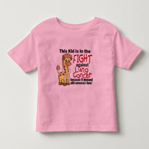 T-shirt Pour Les Tous Petits Enfant dans le combat contre le cancer de poumon
