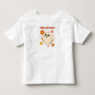 T-shirt Pour Les Tous Petits Enfant de deux ans anniversaire fantôme gamin groo