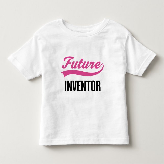T-shirt Pour Les Tous Petits Enfant d'inventeur (avenir) (Devant)
