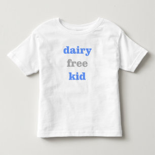 T-shirt Pour Les Tous Petits Enfant libre de laiterie dans les bleus layette