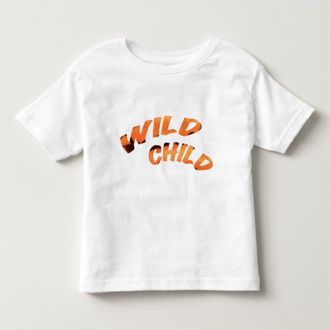 T-shirt Pour Les Tous Petits Enfant sauvage (Devant)