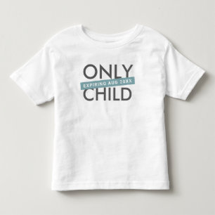 T-shirt Pour Les Tous Petits "Enfant seulement" Nouveau Faire-part de bébé pers