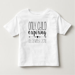 T-shirt Pour Les Tous Petits Enfant unique expirant - noir