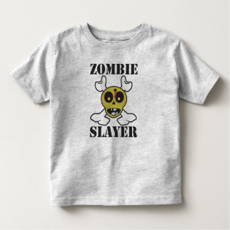 T-shirt Pour Les Tous Petits Enfants de tueur de zombi