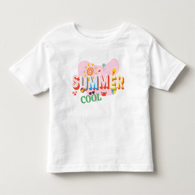 T-shirt Pour Les Tous Petits Enfants été mignon (Devant)