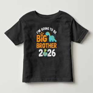 T-shirt Pour Les Tous Petits Enfants Je vais être Big Brother 2026