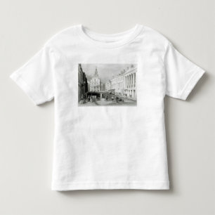 T-shirt Pour Les Tous Petits Énoncez la rue, Boston, gravé par S.Lacey