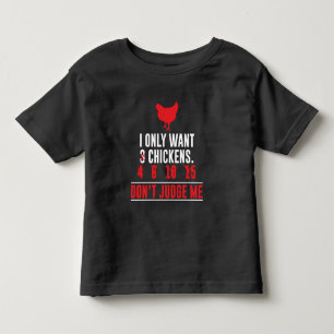 T-shirt Pour Les Tous Petits Énonciations drôles de poulet - agriculteur de