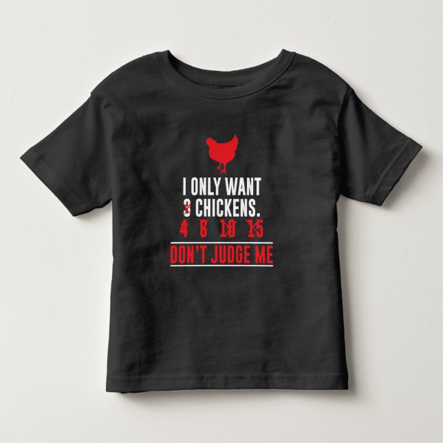 T-shirt Pour Les Tous Petits Énonciations drôles de poulet - agriculteur de (Devant)