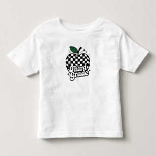 T-shirt Pour Les Tous Petits Enseignant Troisième Année 3ème Retour à l'école