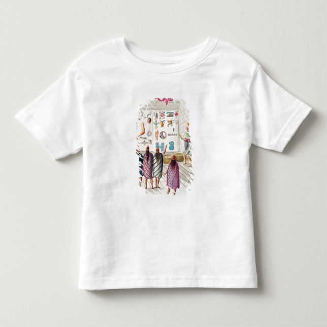 T-shirt Pour Les Tous Petits Enseignement de la lecture des manuscrits (Devant)