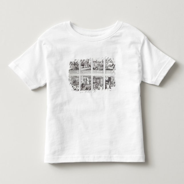 T-shirt Pour Les Tous Petits Ensemble de representation de cartes de jeu (Devant)