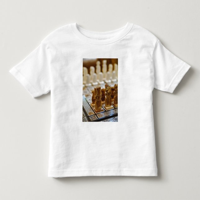 T-shirt Pour Les Tous Petits Ensemble d'échecs à vendre, souk Khan el Khalili, (Devant)