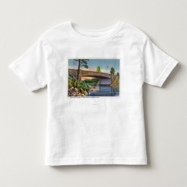T-shirt Pour Les Tous Petits Envergure internationale de crevasse (Devant)