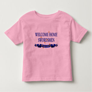 T-shirt Pour Les Tous Petits Épéistes à la maison bienvenus