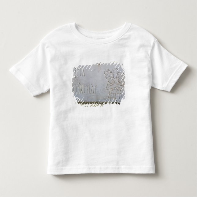 T-shirt Pour Les Tous Petits Épitaphe avec un soulagement du bon berger (Devant)