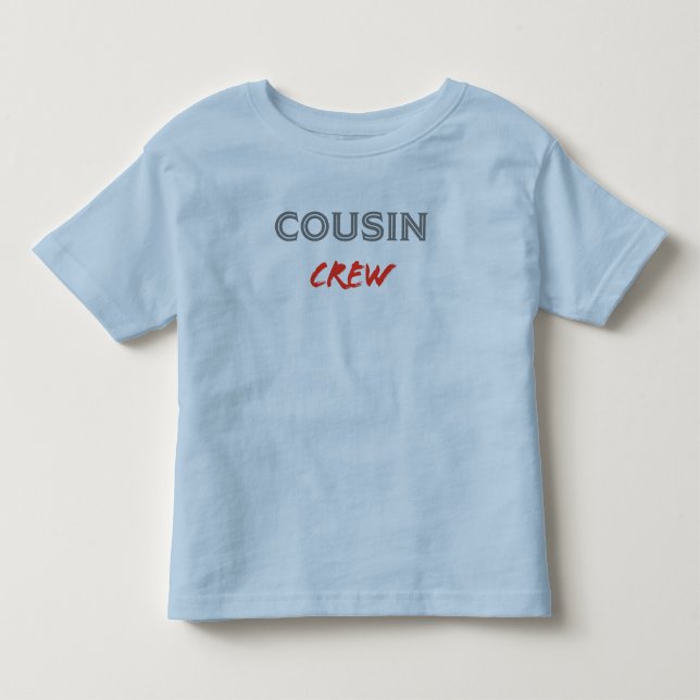 T-shirt Pour Les Tous Petits Équipage Cousin (Devant)
