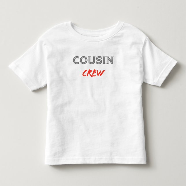 T-shirt Pour Les Tous Petits Équipage Cousin (Devant)