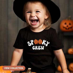 T-shirt Pour Les Tous Petits Équipage effrayant tenue de famille pour Halloween