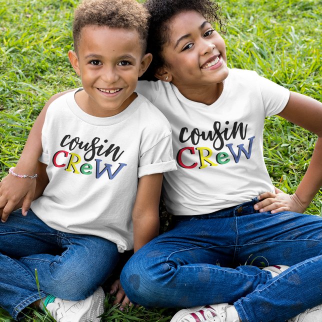 T-shirt Pour Les Tous Petits Équipe de cousins (Créateur téléchargé)