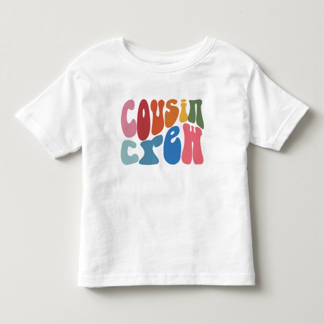 T-shirt Pour Les Tous Petits Équipe de cousins. (Devant)
