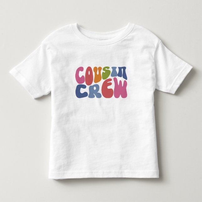 T-shirt Pour Les Tous Petits Équipe de cousins. #4 (Devant)