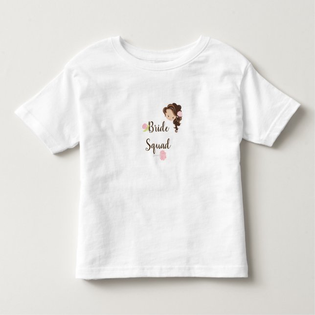 T-shirt Pour Les Tous Petits Équipe de mariées (Devant)