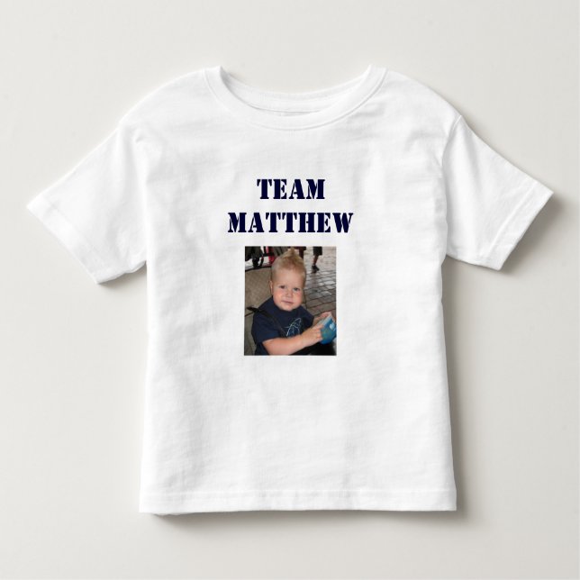 T-shirt Pour Les Tous Petits Équipe Matthew - enfant en bas âge (Devant)