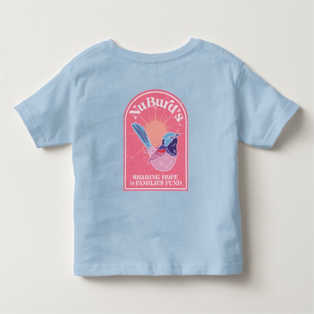 T-shirt Pour Les Tous Petits Équipe NuBurd Toddler Tee - bleu (Dos)