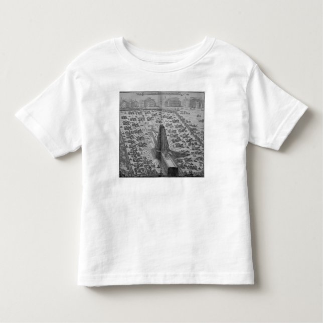 T-shirt Pour Les Tous Petits Érection de l'obélisque égyptien antique (Devant)