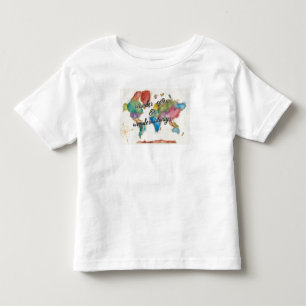 T-shirt Pour Les Tous Petits Errez souvent, errez toujours carte avec la