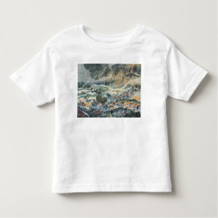T-shirt Pour Les Tous Petits Éruption d'un volcan sur la Martinique