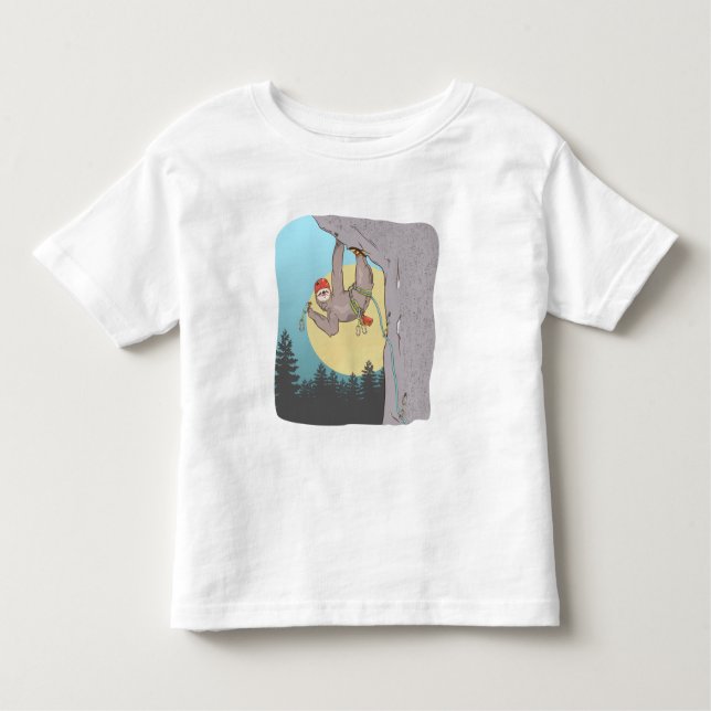 T-shirt Pour Les Tous Petits Escalade Sloth Rock (Devant)