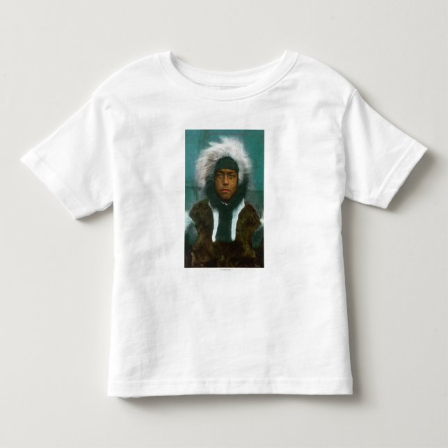 T-shirt Pour Les Tous Petits Eskimo Boy nommé "Menadelook" (Devant)