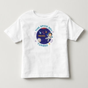 T-shirt Pour Les Tous Petits Espace extérieur astronaute personnalisé lune étoi