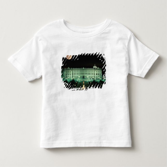 T-shirt Pour Les Tous Petits Espagne, Madrid, Palais royal et Plaza de (Devant)