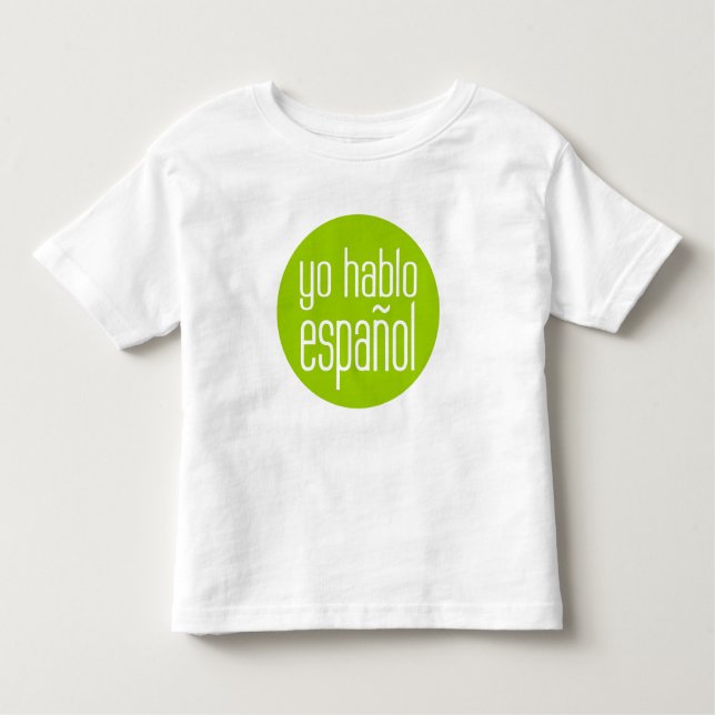 T-shirt Pour Les Tous Petits español de hablo de yo (Devant)