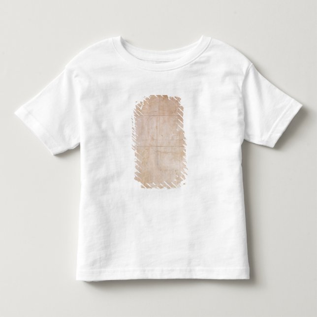 T-shirt Pour Les Tous Petits Esquisse architecturale (Devant)