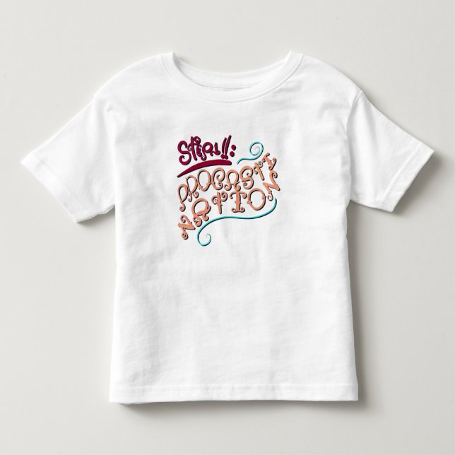 T-shirt Pour Les Tous Petits Étape 1 : Procrastination (Devant)