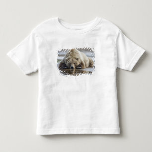 T-shirt Pour Les Tous Petits États-Unis, Alaska, parc national de Katmai, Ours