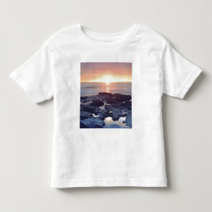 T-shirt Pour Les Tous Petits États-Unis, Californie, San Diego. Marée de Sunset